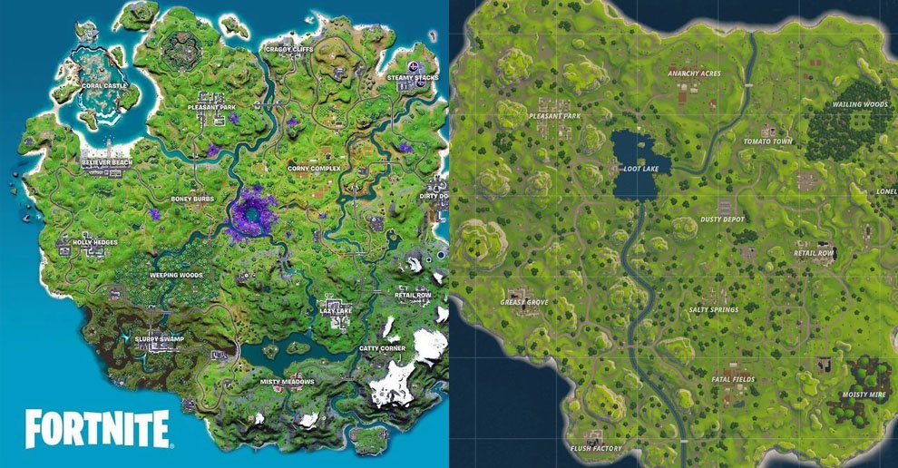 The current Fortnite map has already beaten the OG one - Exrode.com