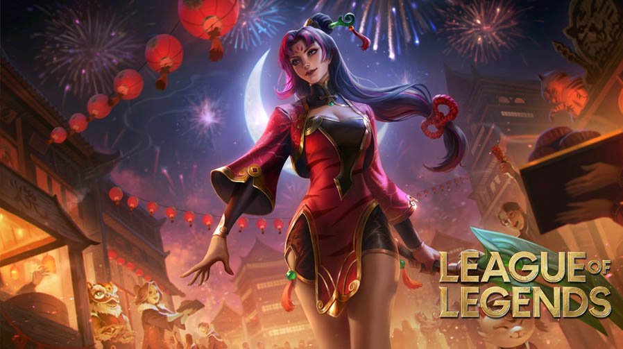 Splash art of new skins for LoL. Firecracker Diana, Tristana, Teemo ...