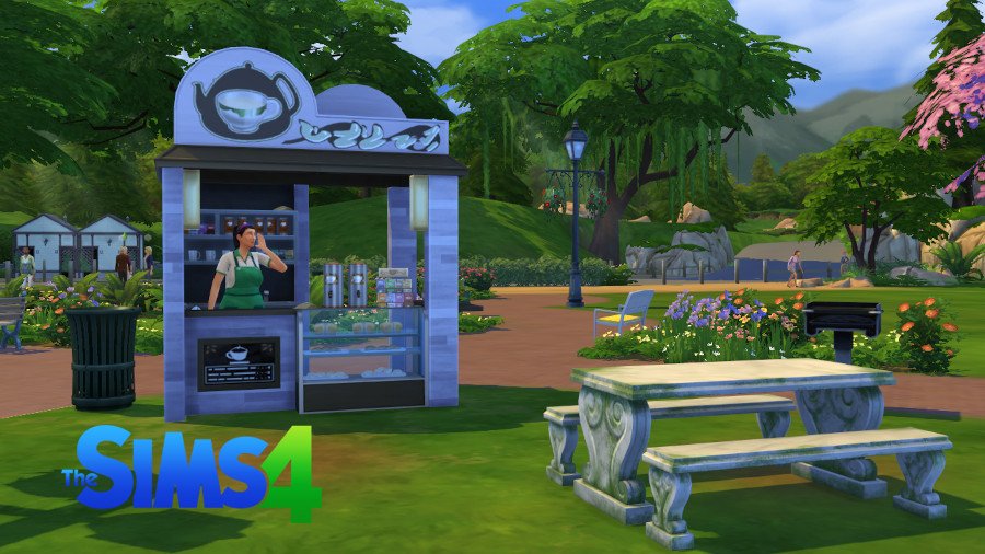 A secret food stall feature in The Sims 4 that no one knew about ...